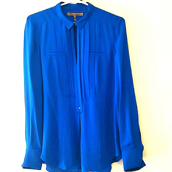 Halston Heritage Silk Blouse - Picture 1 of 6